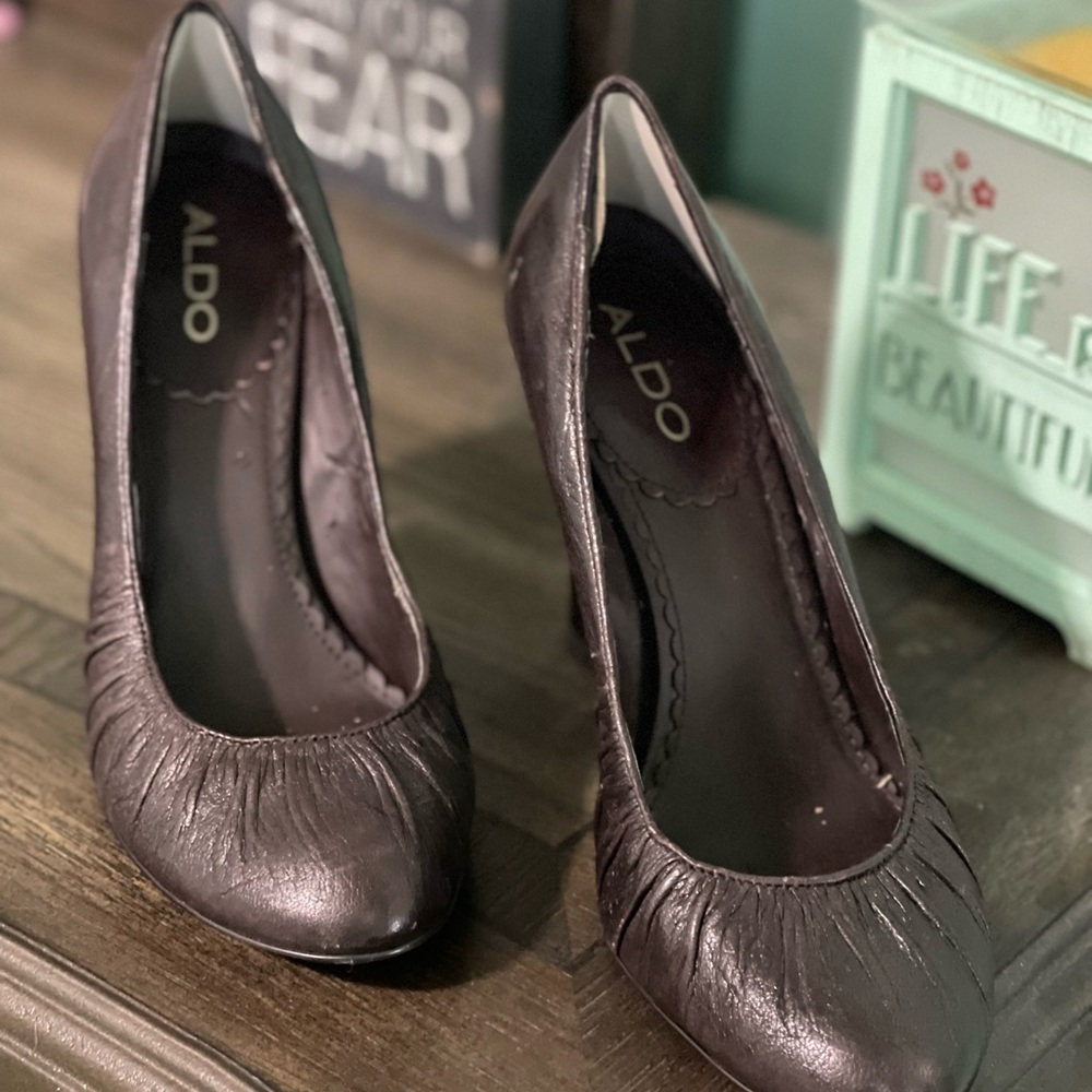 Aldo brown leather 👠